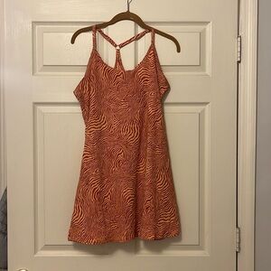 RARE Outdoor Voices Tiger Stripe Dress